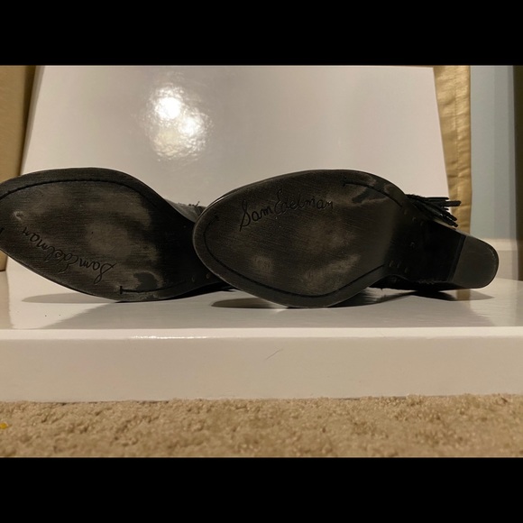 Black Fringe boots by Sam Edelman - Picture 7 of 7